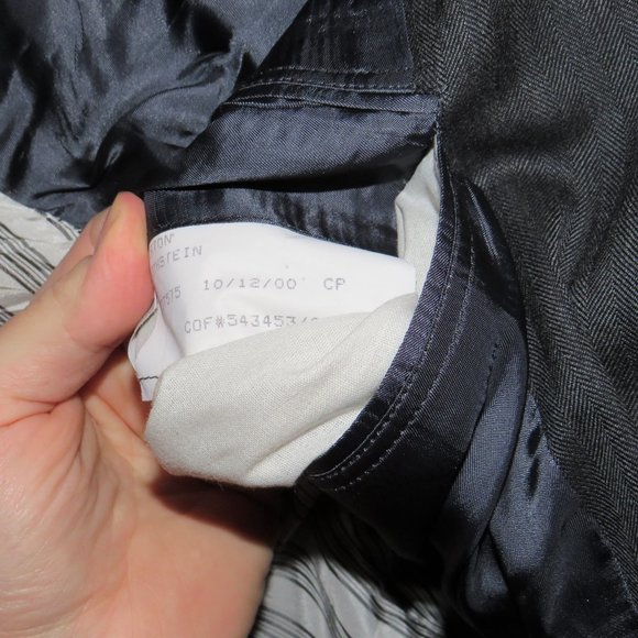 Brooks Brothers Made to Measure Gray Herringbone Two Button Suit 40R - Picture 14 of 15